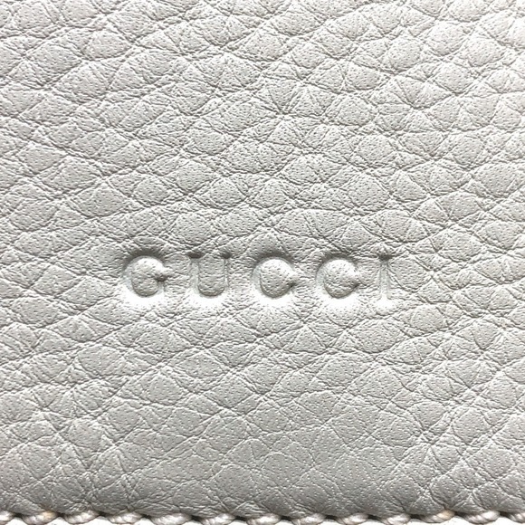 GUCCI Authentic White Leather Bamboo Backpack main image 13